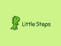 the logo for little steps, a children's clothing line that is designed to look like