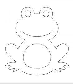 a frog cut out from paper