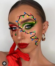 Christmas Makeup Looks, Christmas Party Makeup, Christmas Makeup Ideas, Light Makeup Looks