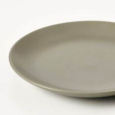 an empty plate on a white background