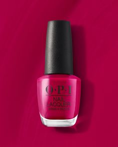 OPI®: Koala Bear-y - Nail Lacquer | Berry Pink Nail Polish Nail Polish Short Nails, House Of Colour Winter, 17th Birthday Wishlist, Wintry Nails, Make Up Drawer, Burgundy Nail Polish, Coral Nail Polish, Opi Top Coat, Opi Red