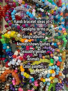 #shitpost #kandi Kandi Bracelet Word Ideas, Things To Put On A Bracelet, Simple Kandi Cuff Patterns, Kandi Star Glove, Kandi Chain Tutorial, Unique Kandi Ideas, Words To Put On Kandi