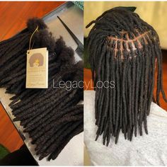 ALL PICTURES IN THIS LISTING ARE PROVIDED FOR REFERENCE TO DISPLAY MY WORK... PLEASE REVIEW DESCRIPTION, SHOP POLICIES AND FAQ BEFORE YOU PLACE YOUR ORDER... LLOCS ARE SOLD IN BUNDLES, 10 LOCS COMES IN ONE BUNDLE. Please note that the thickness your natural hair plays a factor in how many locs 100 Locs, Micro Braids Human Hair, Locs Short, Natural Dreadlocks, Hair Locs, Lemonade Braids, Mom Hair, Drinks Ideas, Beautiful Locs