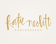 Brand Identity : Katie Nesbitt Photography | Branding, Disenos de unas, Logotypes . #Photography_Logos #Logos #Handwritten_Typography #Strategy_Design