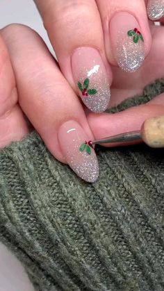 Nail Art Designs Videos, Winter Nail Art, Christmas Nail