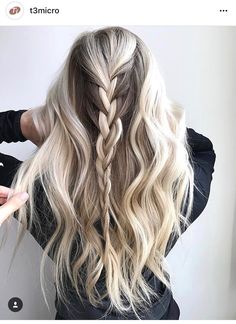 Blonde Hair Models, Dreamy Hair, Hair Inspired, Beautiful Blonde Hair, Blonde Hair Shades, Pretty Braided Hairstyles, Hair Styles 2017, Beautiful Hairstyles, Ash Brown