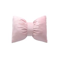 a pink bow tie on a white background