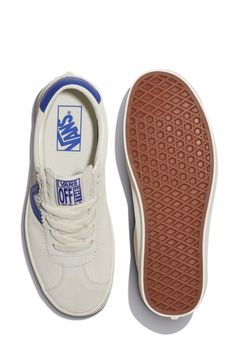 The brand's signature V-shaped stripes bring heritage style to a skate-inspired sneaker crafted from richly textured suede. Lace-up style Leather upper/textile lining/synthetic sole Imported Men’s Trendy Sneakers 2024, Cool Mens Sneakers, Top Sneakers Women, Men's Vans, Men Sneakers, Vans Shop, Heritage Fashion, Trendy Sneakers, Suede Lace