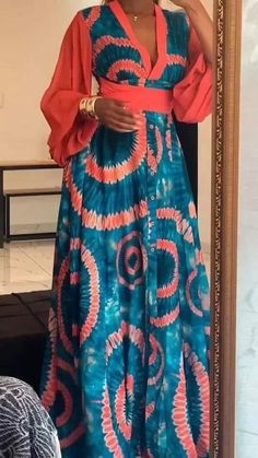 Long African Dresses For Women, Summer African Dresses, Best African Dress Designs, African Dress Styles, Boubou Dress, Comfy Summer Dresses, Modest Dresses Fashion, Long African Dresses, Ankara Dress Styles