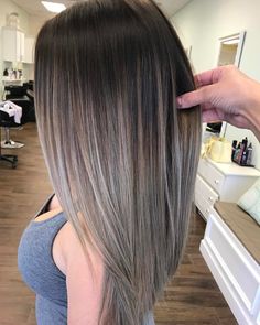 Gray Balayage, Hair Colour Design, Ash Brown Hair Color, Ash Brown Hair, Hairstyles Blonde, Icy Blonde, Hair Done, Hair Color For Women, Haircuts Short