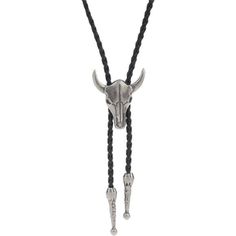 Leather High Quality Material - Our Top Quality, Premium Grade Durable Leather Sweater Necklace With Zinc Alloy Is Fashionable And Feels Very Comfortable. Adjustable Size - The Cowboy Necktie Rope Length Is 40.55"(103cm), Tip Length Is 1.29"(3.3cm); Skull Pendant Length Is 1.38"(3.5cm) Width 0.79" (2cm), You Can Slide Pendant To Adjust The Leather Necktie Length. Trendy Style - This Special Product Is Great As A Trendy Western Bolo Tie And Can Be Worn As Desired. With A Simple Yet Fashionable De Leather Sweater, Western Bolo Tie, Western Necklaces, Sweater Necklace, Corporate Wear, Tie Necklace, Rodeo Cowboy, The Cowboy, Skull Necklace