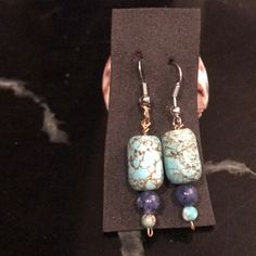 Turquoise Earrings Turquoise Earrings, Blue Green, Color Blue, Jewelry Earrings, Women Jewelry, Turquoise, Green, Women Shopping, Blue