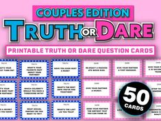 the truth or dare card game for couples