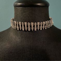 Kenneth Cole Choker. Stainless With Crystal Stones. Never Worn Kept In Storage. Final Sale Crystal Stones, Kenneth Cole Reaction, Corsets, Kenneth Cole, Stones And Crystals, Womens Jewelry Necklace, Final Sale, Choker, Women Jewelry