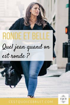 Comment choisir son jean quand on est ronde ? Fesses, ventre, hanches, mollets, quelle coupe privilégier pour se sentir belle et à l'aise avec ses formes. Jean Fashion, Look Jean, Mom Jeans Outfit, Celebrity Halloween Costumes, Curvy Jeans, Curvy Outfits, Mode Fashion, Curvy Fashion, How To Feel Beautiful