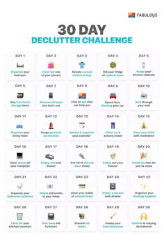 the 30 day declutter challenge is here