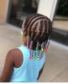 Children's Hair Styles Kids, Toddler Girl Braid Styles, Children Cornrow Hairstyles Natural Kids, Toddler Braided Hairstyles Black Baby Girls, Cute Cornrows, Girls Braided Hairstyles Kids, Kid Braids