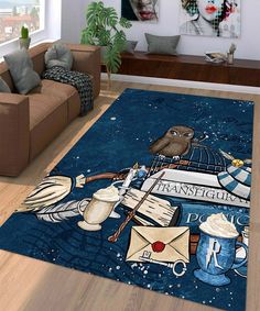 party of harry potter Living room carpet rugs Harry Potter Living Room, Harry Potter Gift, Stile Harry Potter, Harry Potter Nursery, Harry Potter Room Decor, Harry Potter Bedroom, Theme Harry Potter, Harry Potter Ravenclaw, Harry Potter Decor