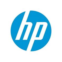 the hp logo on a white background