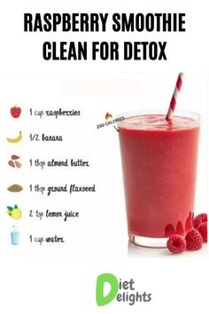 RASPBERRY SMOOTHIE CLEAN FOR DETOX  #smoothiediet #smoothierecipes #smoothieforweightloss #smoothiebowl Simple Healthy Smoothie Recipes, Healthy Smoothie Recipes For Breakfast, Smoothie Recipes For Breakfast, Low Fat Smoothies, Hot Choco, Fast Breakfast