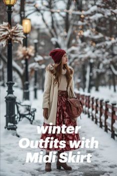 Outfits For Short Women, Fashionista Outfits, Outfit Ideas Fashion, Midi Skirt Outfit, Winter Outfit Ideas, Trendy Outfits Winter