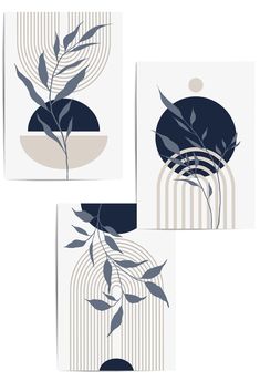 blue and beige abstract mid century wall art 3pc Wall Art, Sage Navy Bedroom, Navy Blue And Gold House Decor, Navy Blue Bedroom Color Palette, Wall Art Shapes, Beige And Navy Living Room, Navy And Beige Bedroom, Canvas Painting Set Of 3, Bathroom Decor Navy Blue