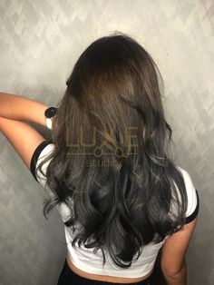 Light Brown To Black Hair Reverse Ombre, Under Hair Dye Black And Brown, Reverse Ombre Hair Brown To Black, Brown To Black Hair Ombre, Reverse Ombre Brown To Black, Brown To Black Ombre Hair, Brunette Dip Dyed Hair, Black Reverse Ombre Hair, Brown Hair Black Ends