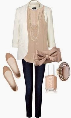 Mode Casual, 가을 패션, White Blazer, Business Casual Outfits, Mode Inspiration, Stitch Fix Style, Work Attire, Look Casual, Inspired Outfits