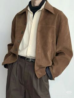 Earth Tone Outfits Men Casual, Tan Blazer Outfits, Parker Outfit, Academia Aesthetic Outfit, Gender Fluid Fashion, Dark Academia Clothes, Academia Clothes, Sixth Form, Aesthetic Outfits Men