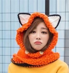 Knitted Fox Hat Women Winter Warm Cap Hooded Scarf Ears Beanies Hats | eBay Fox, Craft Ideas, Fox Hat, Animal Hats, Hooded Scarf, Hat Women, Beanie Hats, Warm Winter, Knitted Hats