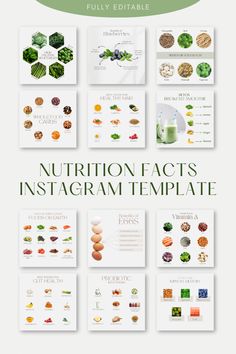 Nutrition facts instagram post templates are perfect if you looking to create stunning instagram posts to educate, inspire, and motivate your audience. Nutrition Content Ideas For Instagram, Nutrition Coaching Business, Health Instagram Feed, Health And Wellness Instagram Feed, Nutritionist Aesthetic, Nutrition Template, Banana Nutrition Facts, Coach Instagram Template, Banana Nutrition