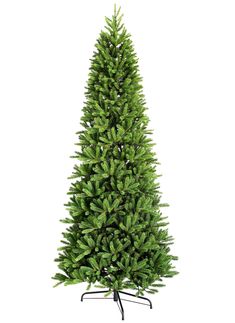 a small green christmas tree on a stand