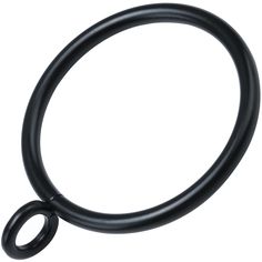 a black rubber o - ring on a white background with the end of an o - ring