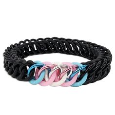 Make a statement without words by wearing this subtle trans pride bracelet, minimalist interlocking bracelet. Perfect for everyday wear, this stretchy bracelet is comfortable and will give your style a pop. Whether you prefer a classic rainbow look or something that represents a different flag, it's the perfect addition to any outfit. Plus, make it a BFF bracelet to show your support and appreciation for the special people in your life! With endless possibilities, don't wait; get your trans pride bracelet today! Whether you want to gift it to a friend, wear it yourself, or stack different styles together - these bracelets will give a polished finish to your outfit and complete any look. Plus, their adjustable interlocking design is customizable for any wrist size and fits all styles. Get r Bracelet Bff, Bff Bracelet, Trans Pride Flag, Interlocking Design, Different Flags, Bff Bracelets, Pride Bracelet, Everyday Bracelet, Bracelet Minimalist