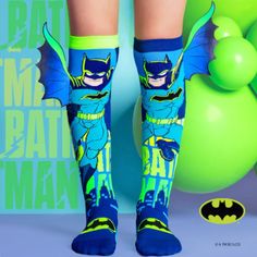 New With Tag Limited Edition Dc Collaboration Join The Adventure And Become A Mini Dark Knight These Socks Are 'One Size Fits Most' And Are Suitable For Ages 6 - 99 Kids And Adults Cold Water Wash These Custom-Made Socks Feature Bright Neon Colors And Batcape Wings On The Sides . Add An Unexpected Dash Of Comic Book Excitement To Your Daily Wear. Stand Out, Make A Statement, And Unleash Your Inner Superhero With Our Coolest Batman Socks! Neon Socks, Batman Socks, Cool Socks For Men, Superhero Socks, Mini Dark, Mens Novelty Socks, Silly Socks, Dance Socks, Unique Socks