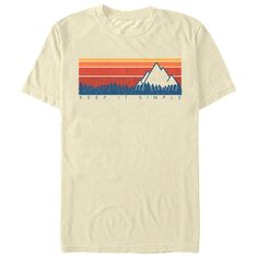 Head out into the wilderness because it is time to commune with nature in the Lost Gods Keep It Simple Retro Men's T-Shirt! Earth Day is the perfect day to show off your love for the environment and awesome fashions with nature-inspired Earth Day shirts. Size: small. Color: cream. Gender: male. Age Group: adult. Pattern: Tree. Material: Cotton. Logos Retro, Odd Future, Simple Retro, Retro Graphic Tees, Shirt Design Inspiration, Outdoor Shirt, Retro T Shirt, Simple Tshirt, Retro Men