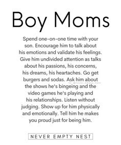 an ad for the boy moms campaign