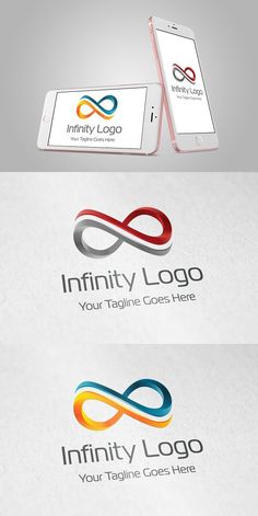 the infinite logo is designed to look like an infinite symbol, and it has been made with