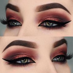 Pageant and Prom Makeup Inspiration. Find more beautiful makeup looks with Pageant Planet. #makeup #prommakeup #pageantmakeup #eyeshadow #lipstick #prom #pageant Makeup For Small Eyelids, Small Eyelid Makeup, Black And White Eye Makeup, Small Eyelids, Makeup Aesthetic Ideas, White Eye Makeup, Pageant Makeup, Natural Eye Makeup Tutorial, Organization Makeup