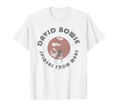 a white t - shirt with the words david boule expert from mars on it