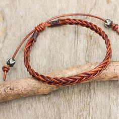 Braided leather bracelet, 'Cinnamon Braid' - Cinnamon Brown Leather Braided Bracelet from Thailand Luxury Adjustable Braided Leather Bracelet, Luxury Handmade Elegant Braided Bracelets, Luxury Handmade Braided Bracelet For Men, Cheap Handmade Leather Bracelet For Everyday, Cheap Handmade Braided Bracelets For Women, Braided Leather Bracelet Diy, Knot Leather Bracelet, Leather Bracelet Diy, Cord Bracelet Diy