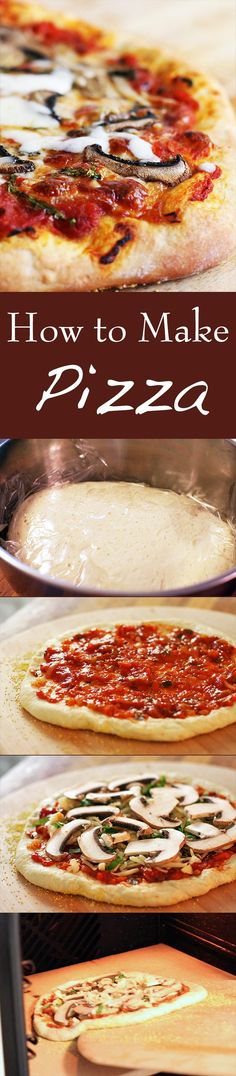 how to make pizza in the oven and then bake it on the stove top