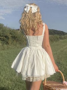 White dress High quality summer graduation birthday dress, Not Transparent !! Size chart--length don't include strap size XS fit:women bust 76-86 cm, women waist 56-64 cm, women hip 80-90 cm , dress length 63 cm size S fit: women bust 80-90 cm ,women waist 60-68 cm ,women hip 84-94 cm ,dress length 64 cm size M fit: women bust 84-94 cm ,women waist 64-72 cm, women hip 88-98 cm,dress length 65 cm size L fit: women bust 88-98cm, women waist 68-76 cm, women hip 92-102 cm,dress length 66 cm Music Vibe, Ming Xi, Party Dresses Women, Street Dress, Pretty Princess, Dress Occasion, Cottagecore Dress, Style Preppy, Summer White