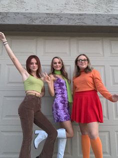 Girl Group Halloween Costumes, Best Group Halloween Costumes, Kostuum Halloween, Halloween Costumes For Teens Girls, Matching Halloween Costumes, Duo Costumes