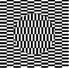 a black and white checkerboard pattern with an oval in the center on top