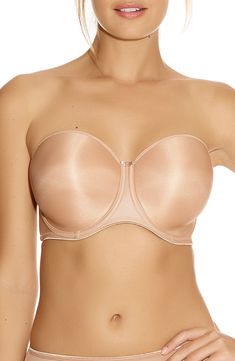 Molded bra gives a rounded silhouette while rubber grippers inside ensure a no-slip fit. Removable straps convert this style to strapless to accommodate a variety of outfits. Style Name:Fantasie Convertible Underwire Bra (D-Cup & Up). Style Number: 193653. Halter Neck Bra, Multiway Bra, Outfit Wedding Guest, Mastectomy Bra, Special Event Dresses, Full Cup Bra, Occasion Shoes, Bride Clothes