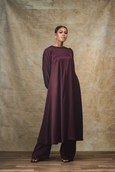 Sage Green And Brown, Red Sage, Estilo Hijab, Palazzo Style, Muted Palette, The Chi, Kaftan Designs, Mode Abaya