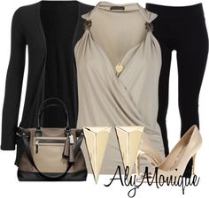 "Untitled #454" by alysfashionsets on Polyvore Fashion 101, Business Casual Outfits, Elegant Outfit, Cute Casual Outfits, Elegant Fashion, Autumn Winter Fashion, Chic Outfits, Plus Size Fashion