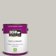 behr premium plus interior / exterior high gloss enamel paint in brown, available from paintshop