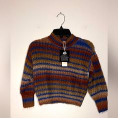 Nwt Gianni Bini Super Soft Girls Sweater Size Small 70s Sweater, 70s Womens Sweater, Biggie Smalls Coogi Sweater, Retro Multicolor Winter Sweater, 90s Purple Winter Sweater, 90s Multicolor Winter Sweater, Aztec Print Sweater, Green Knit Sweater, Fall Cardigans